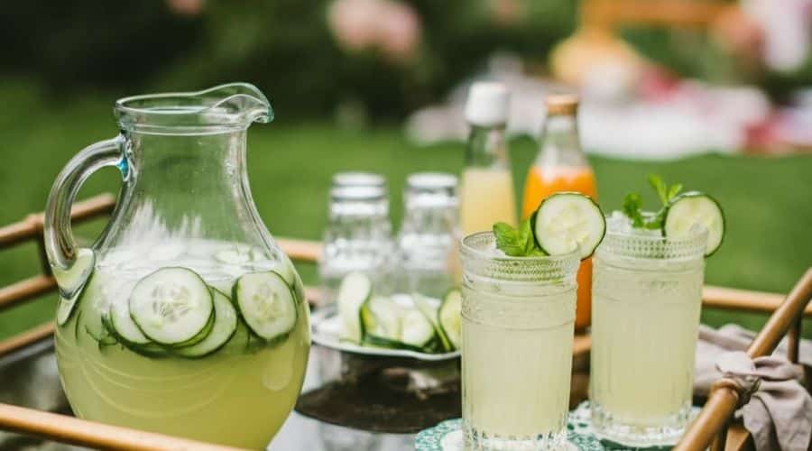 Pineapple Cucumber Agua Fresca