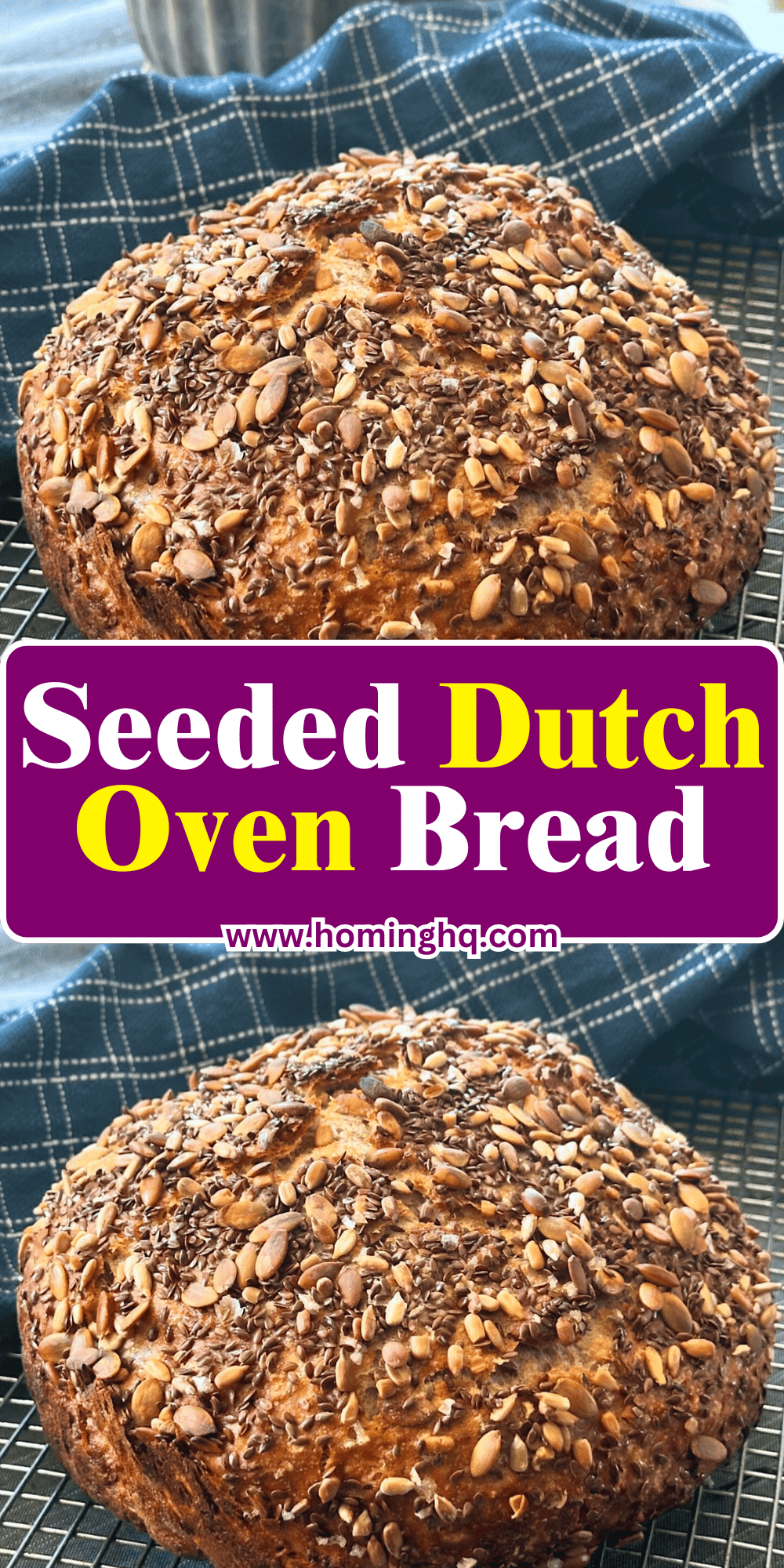 Seeded Dutch Oven Bread