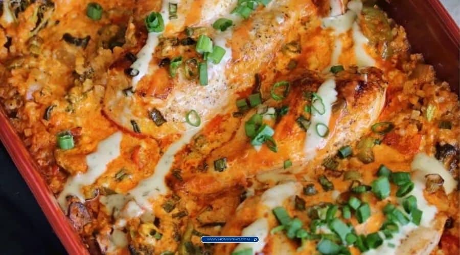 Spicy Buffalo Chicken Casserole