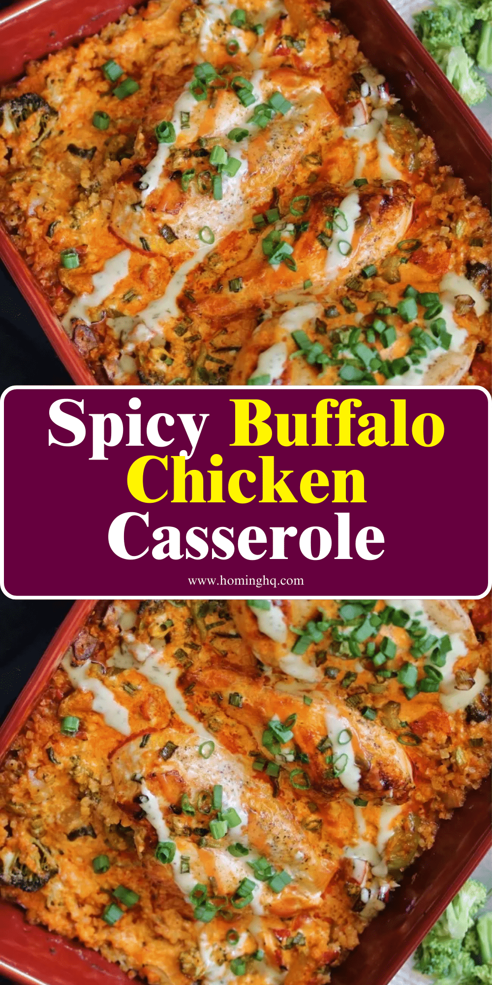 Spicy Buffalo Chicken Casserole