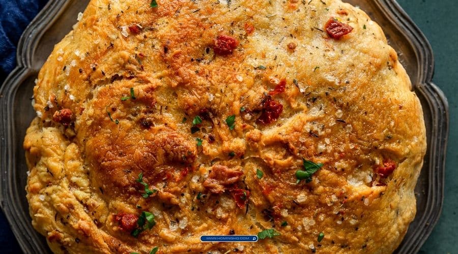 Sun Dried Tomato Basil Dutch Oven Bread