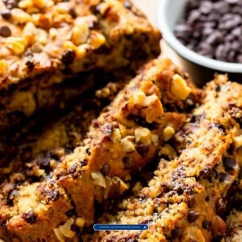 Vegan Banana Bread with Walnuts