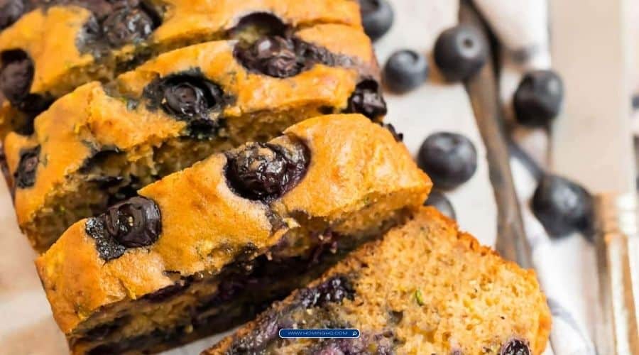 Zucchini and Blueberry Bread