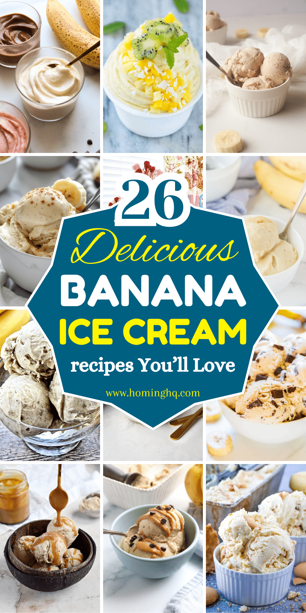 banana ice cream recipes