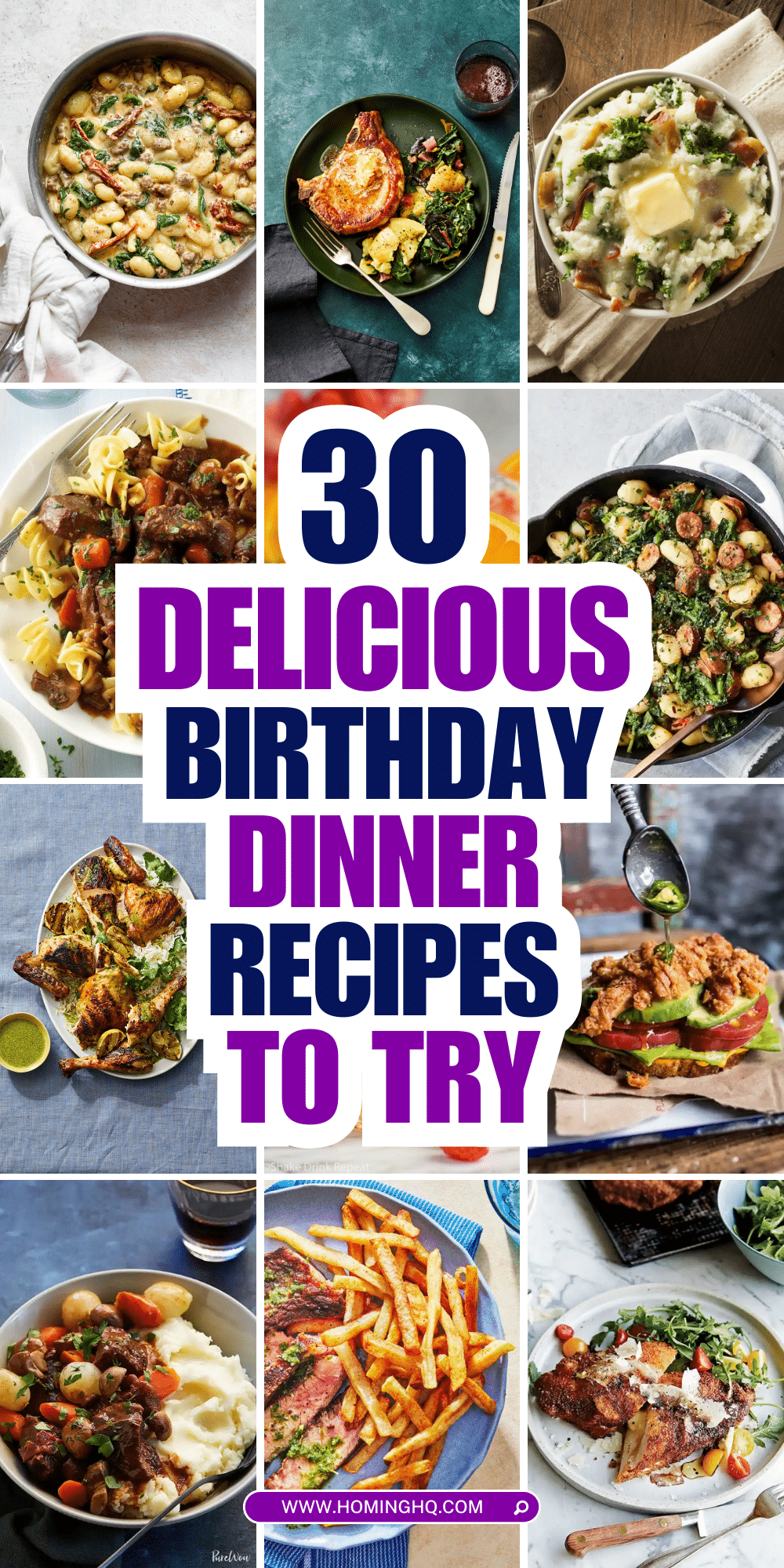 birthday dinner recipes