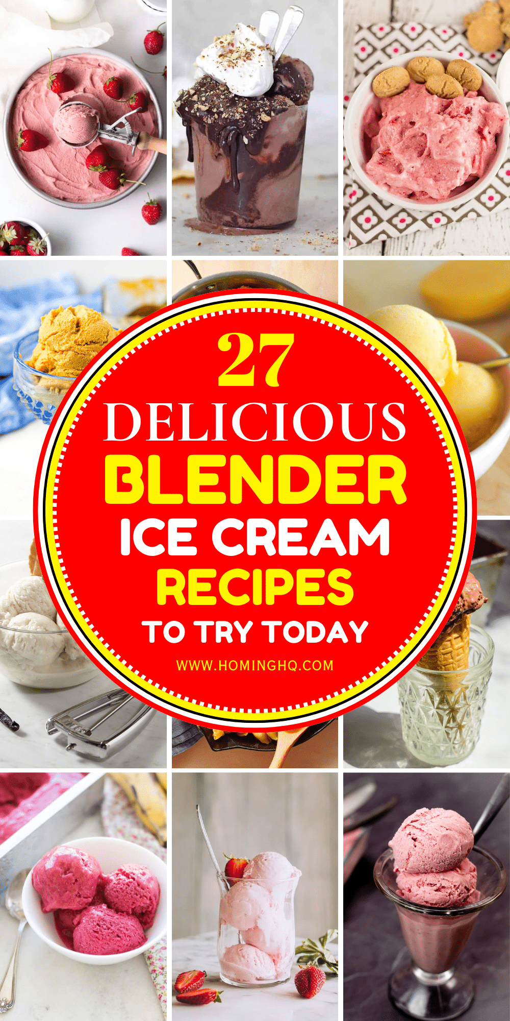 blender ice cream recipes