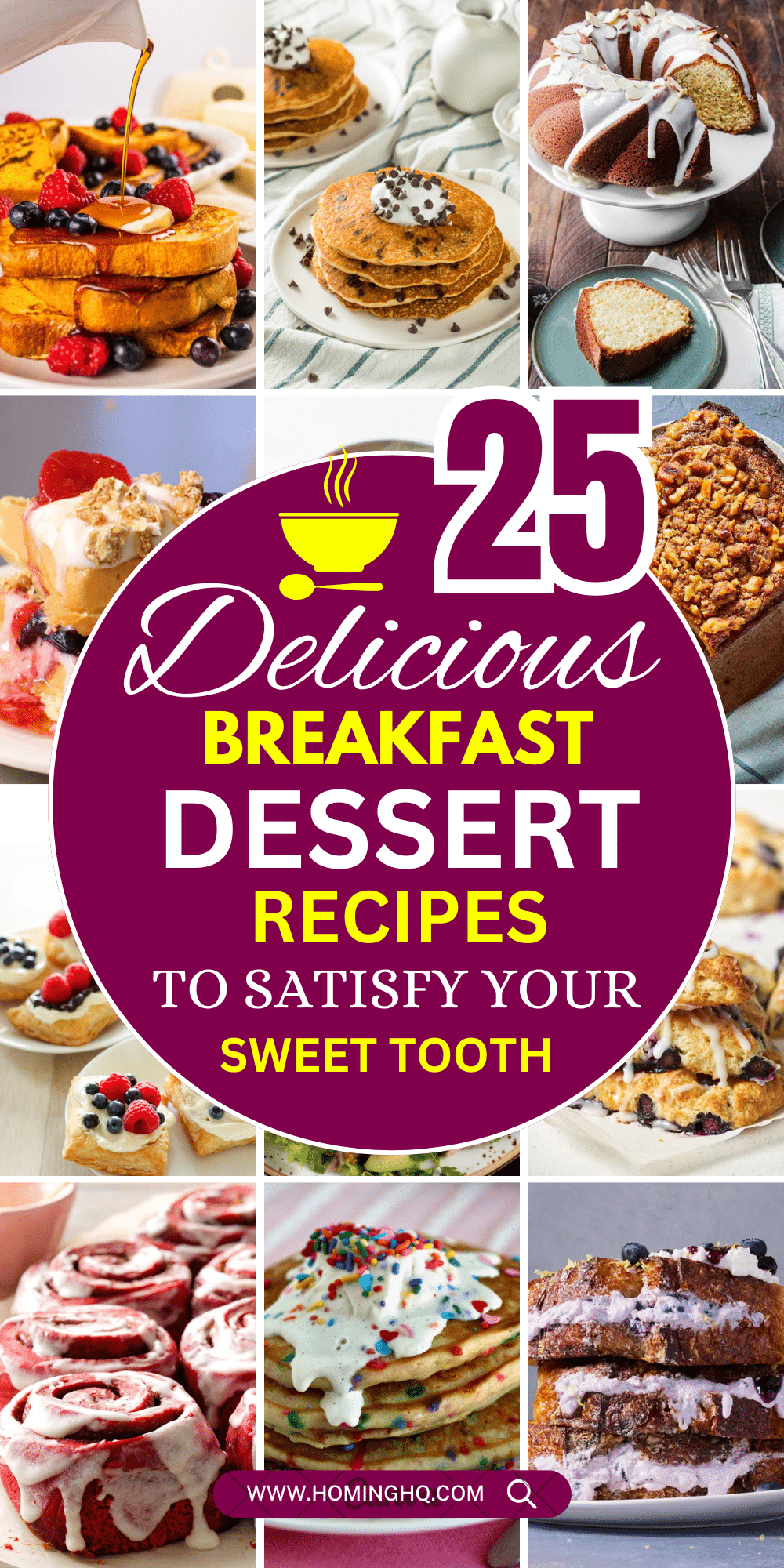 breakfast dessert recipes