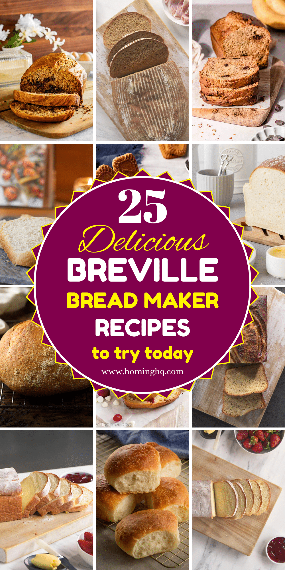 breville bread maker recipes