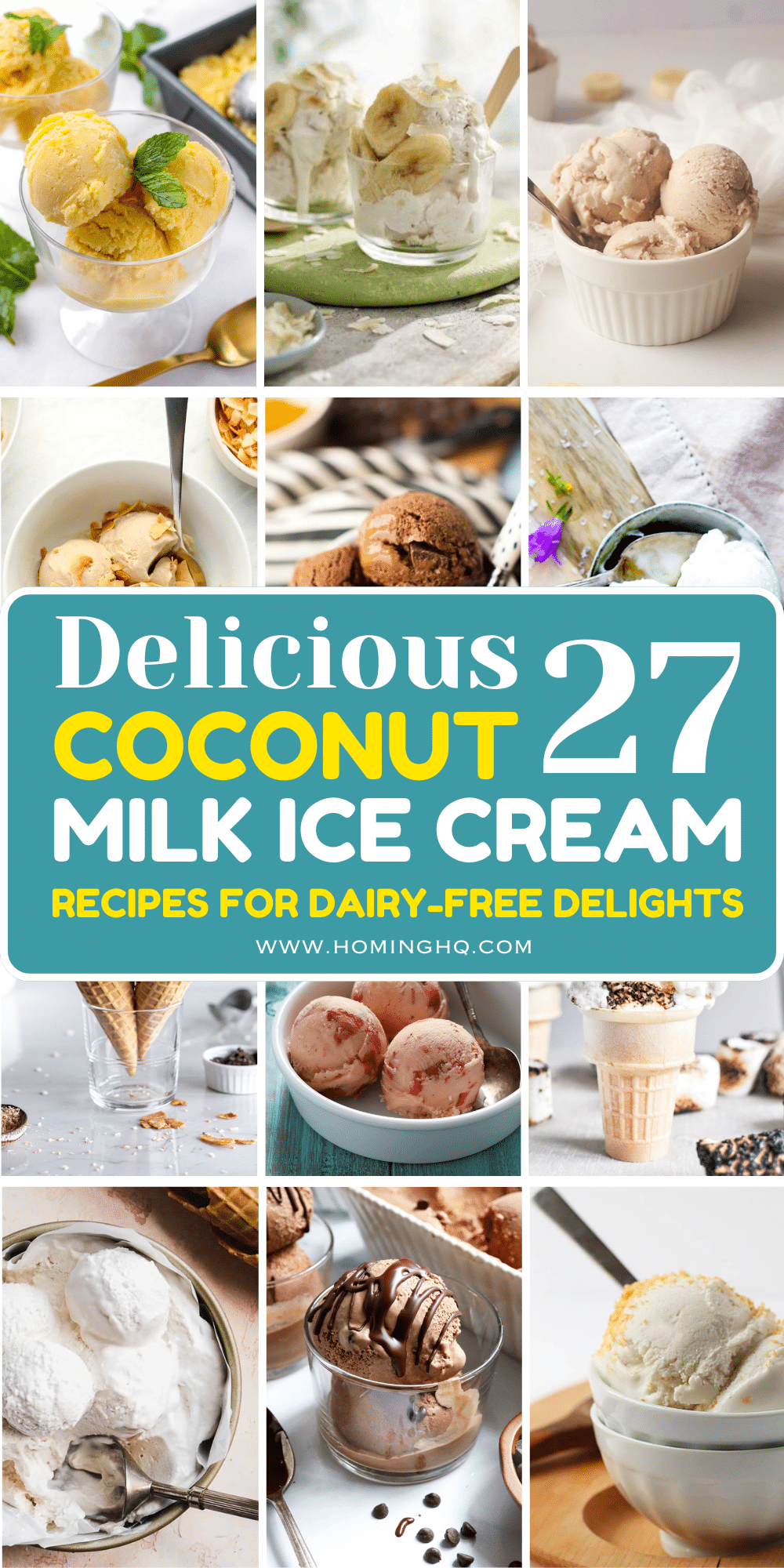 coconut milk ice cream recipes