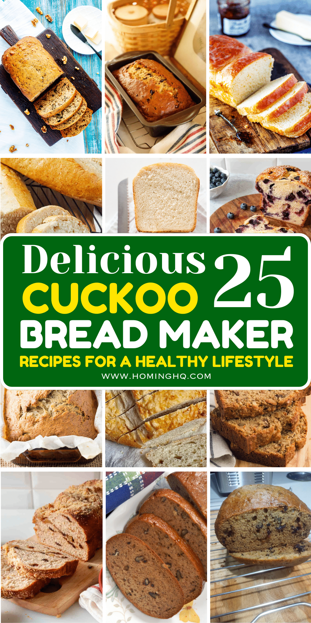 cuckoo bread maker recipes