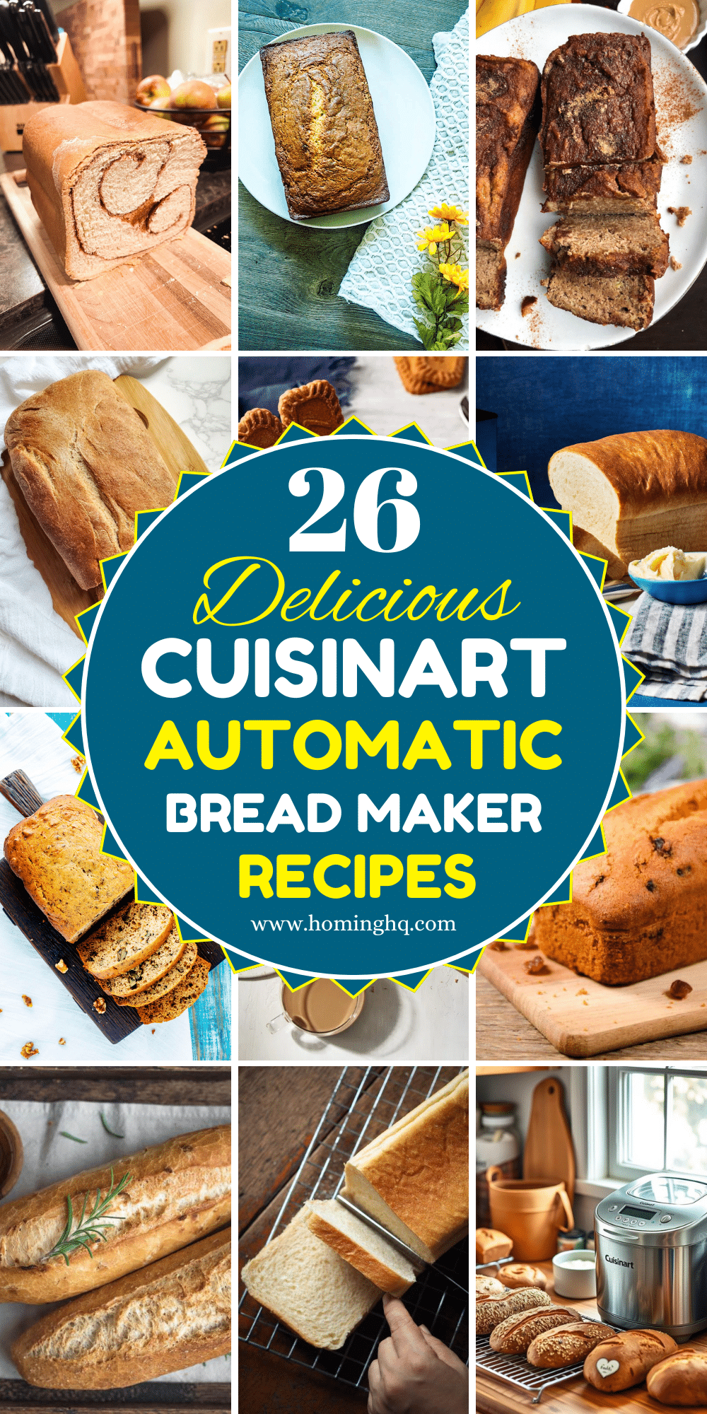 cuisinart automatic bread maker recipes