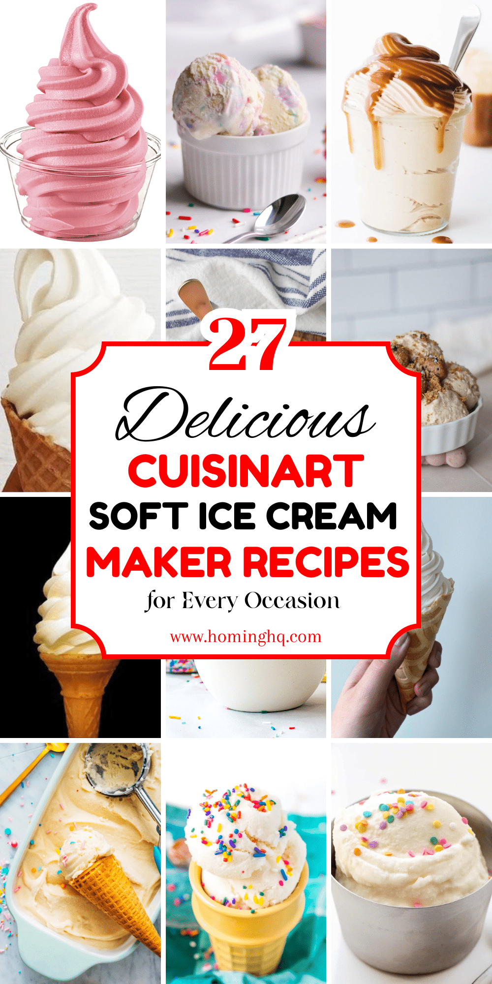 cuisinart soft ice cream maker recipes