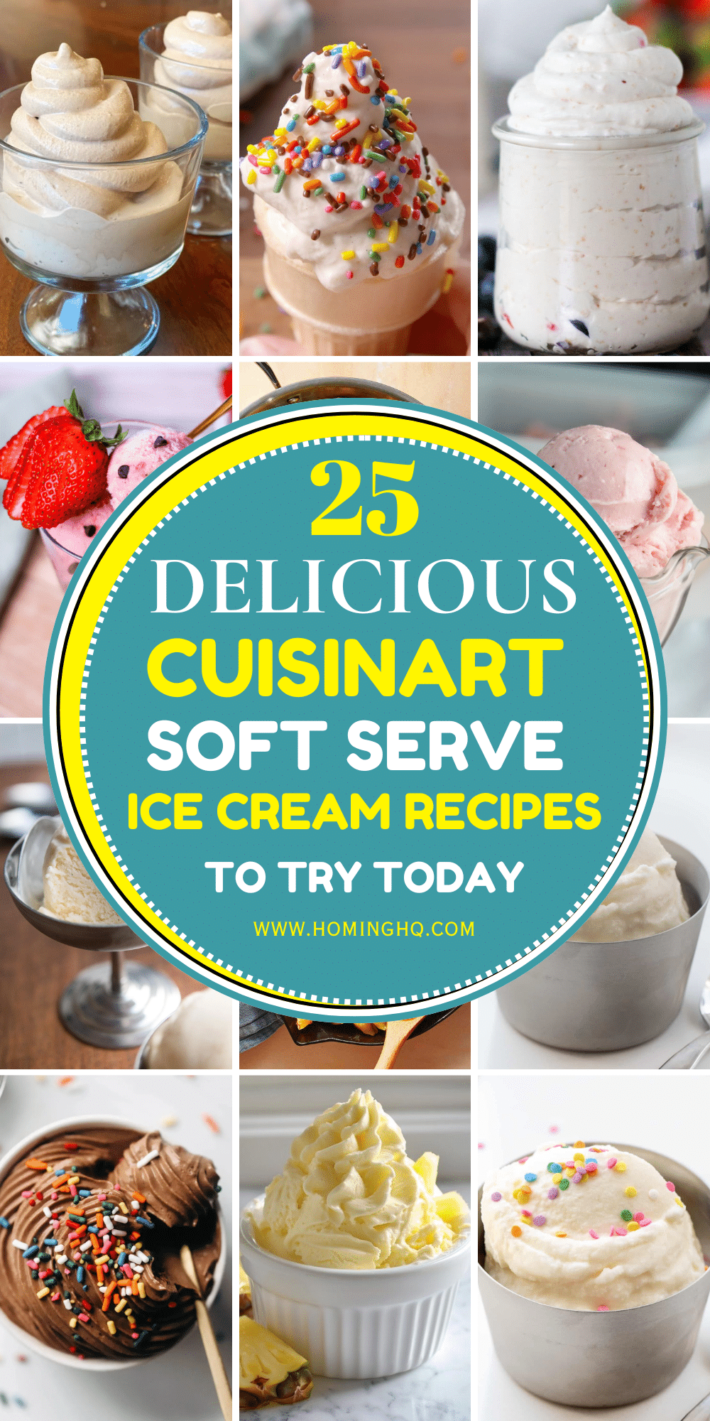 cuisinart soft serve ice cream recipes