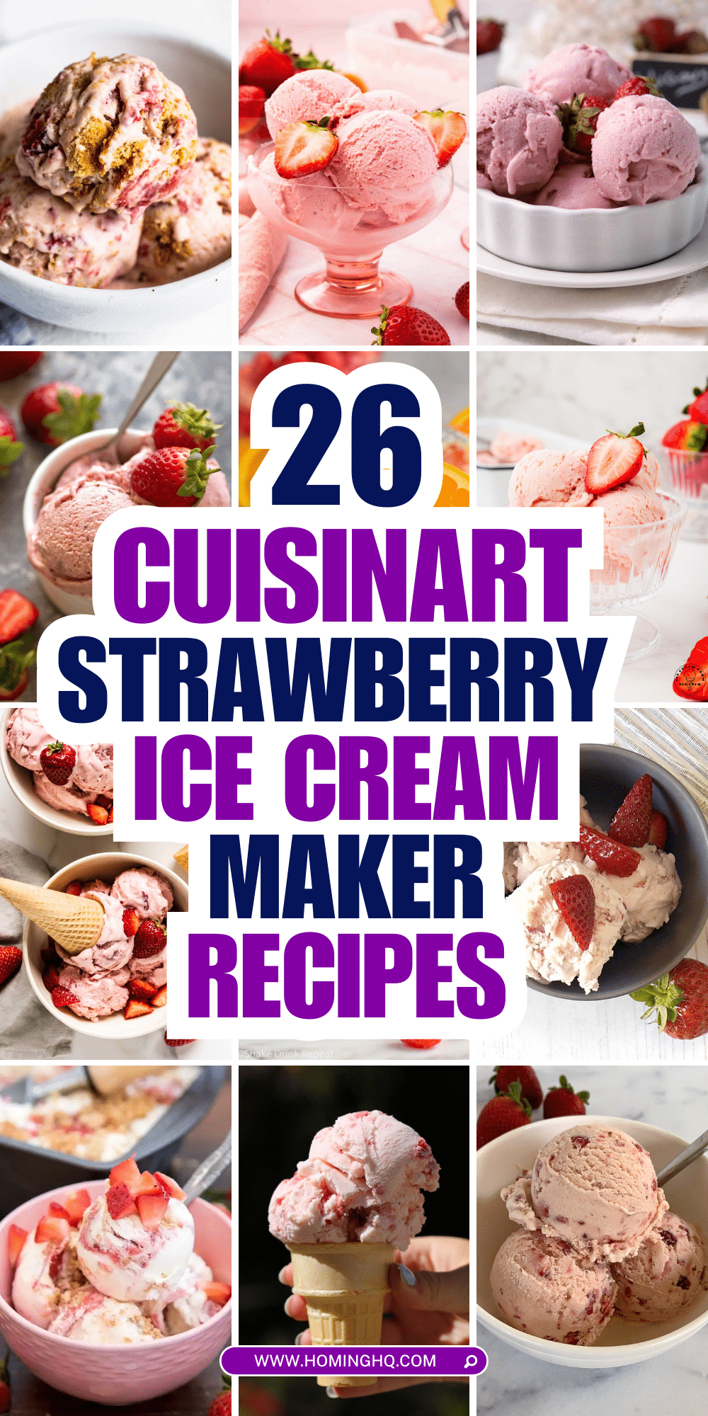 cuisinart strawberry ice cream maker recipes