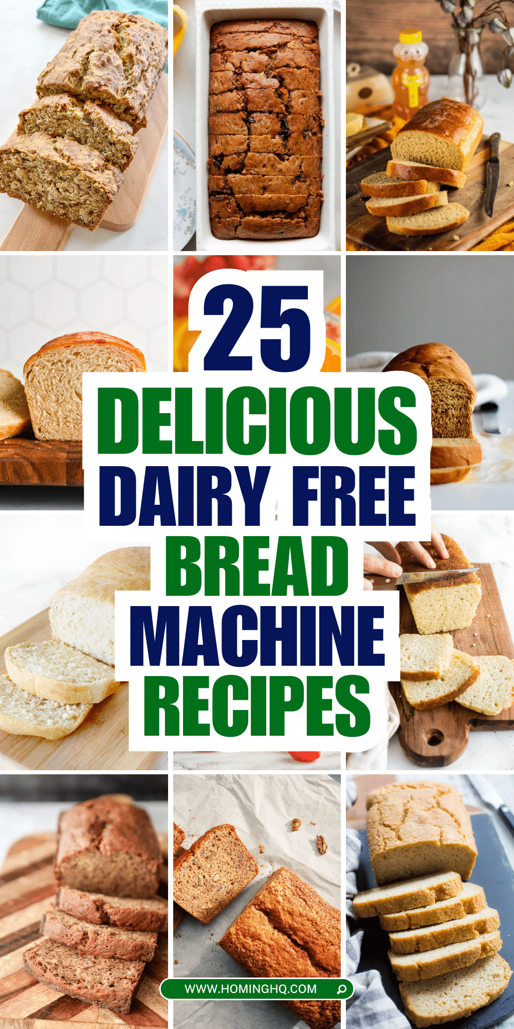 dairy free bread machine recipes