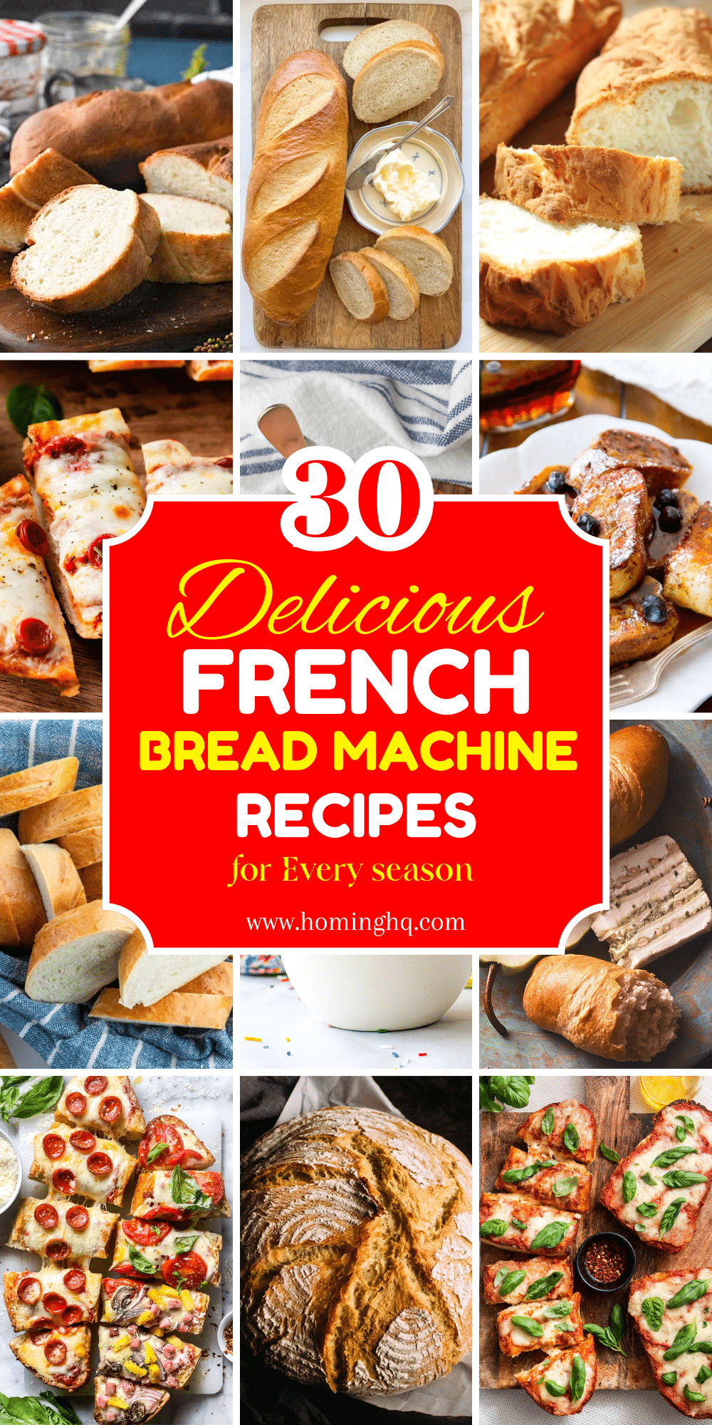 french bread machine recipes