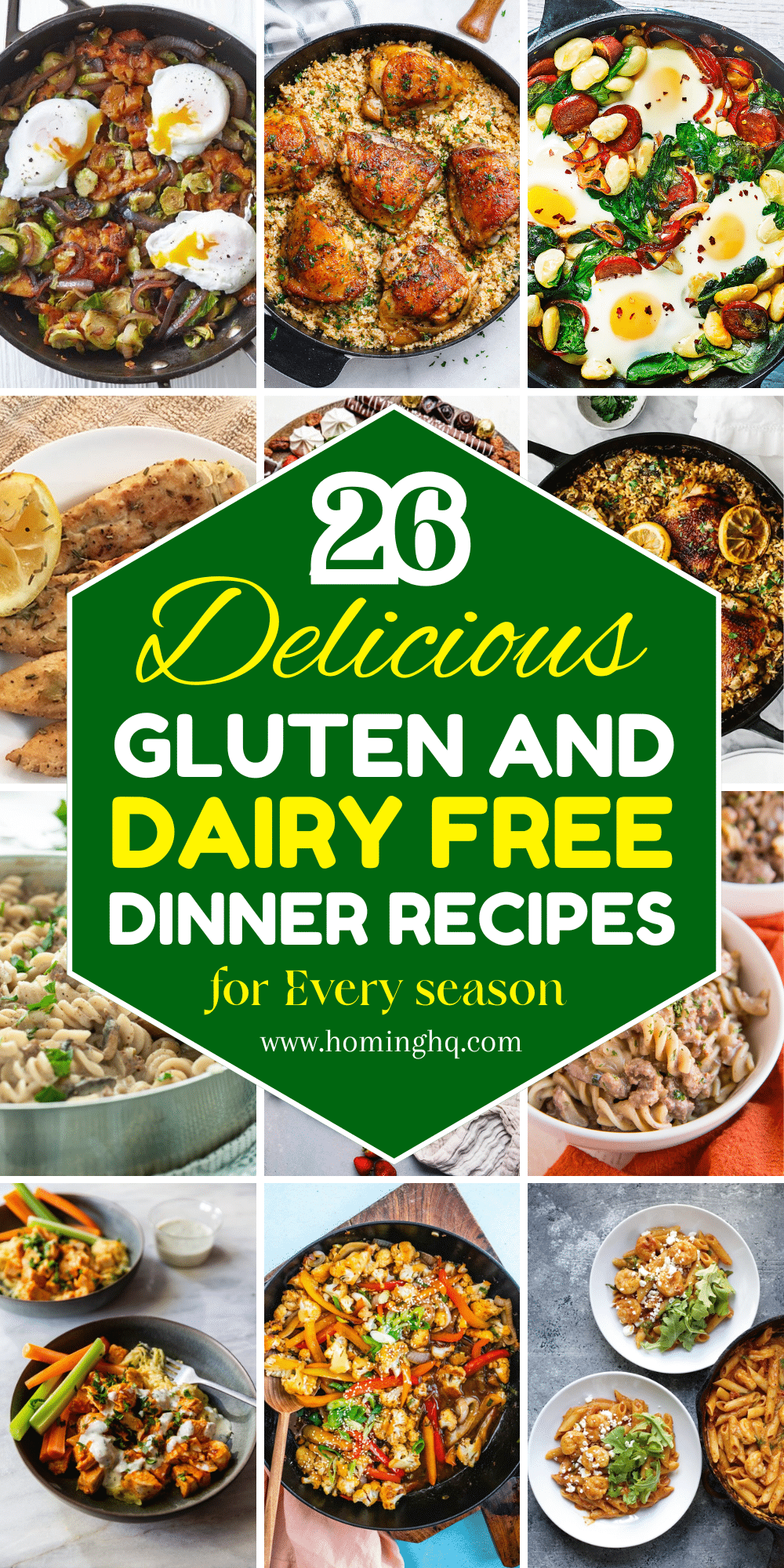 gluten and dairy free dinner recipes