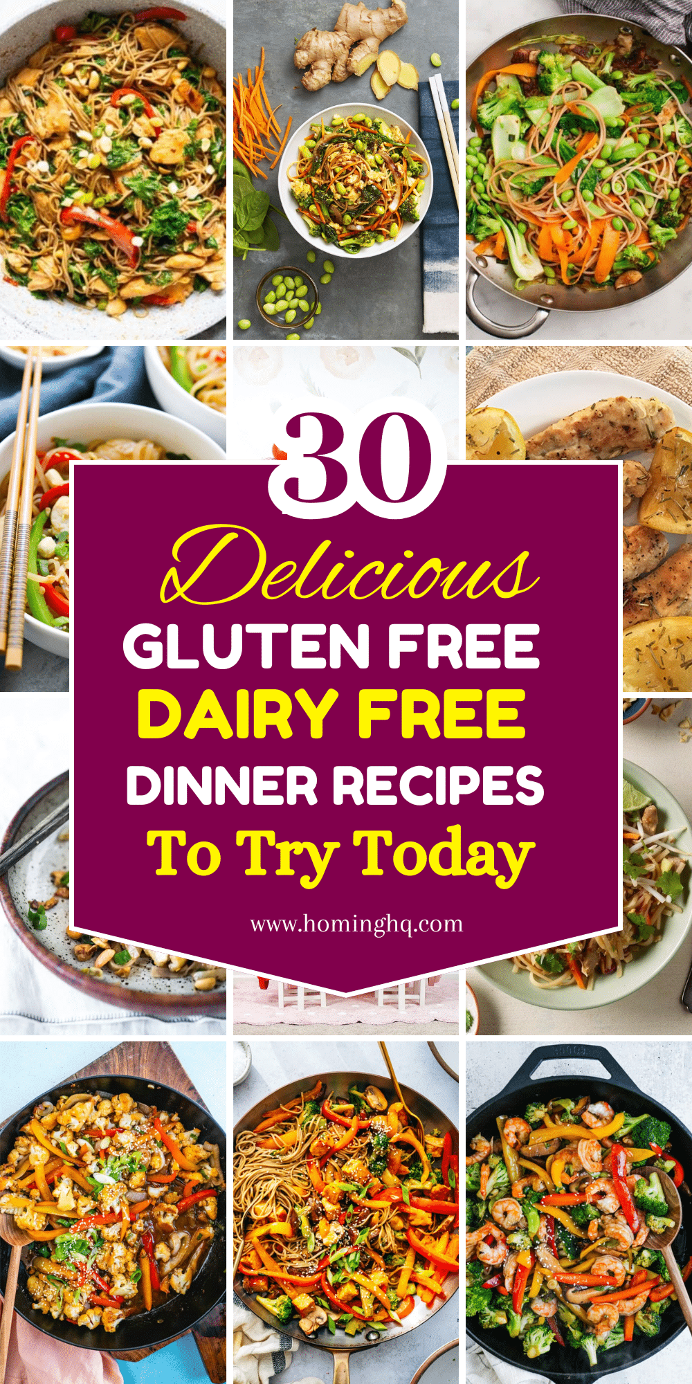 gluten free dairy free dinner recipes