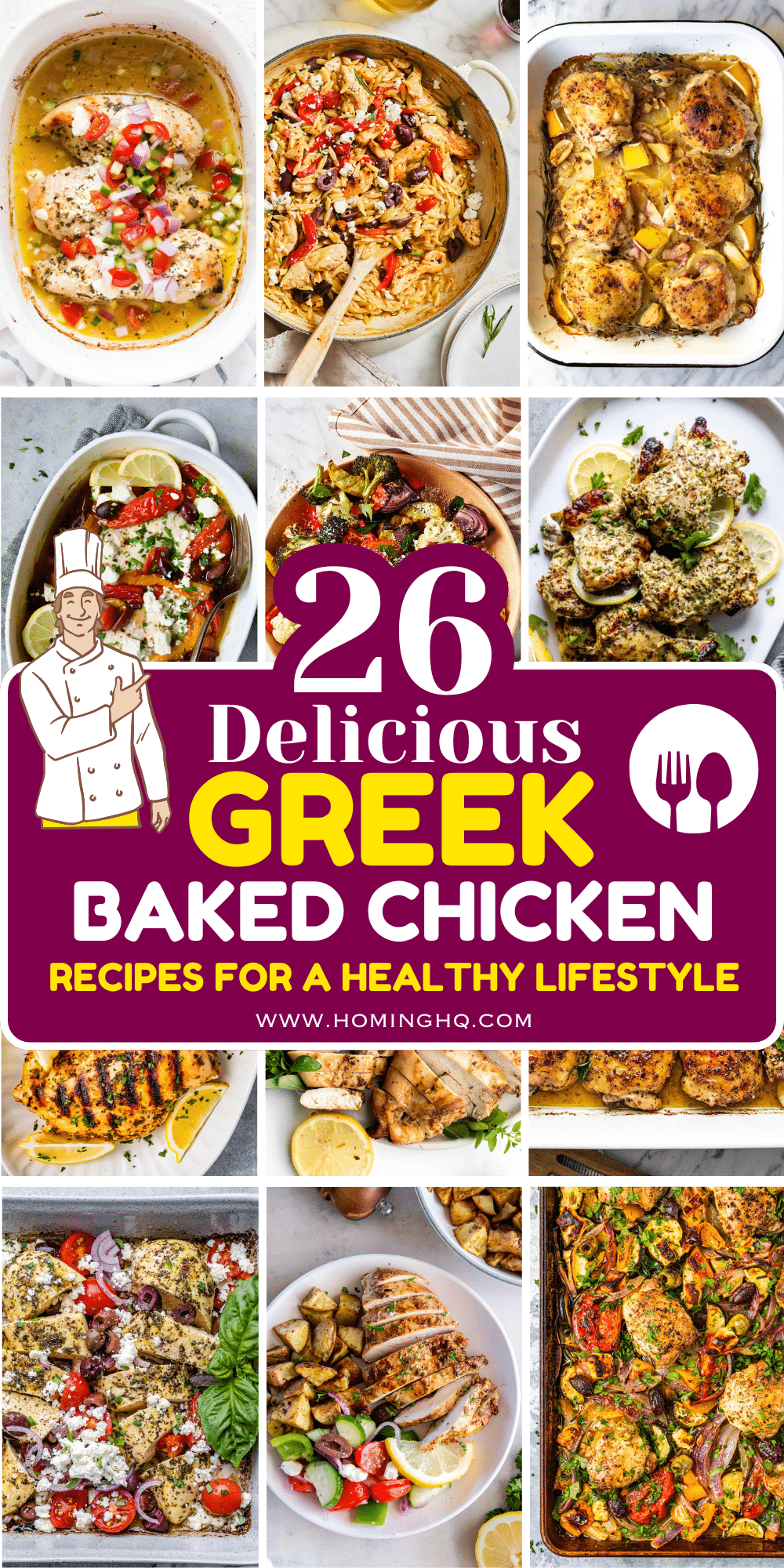 greek baked chicken recipes