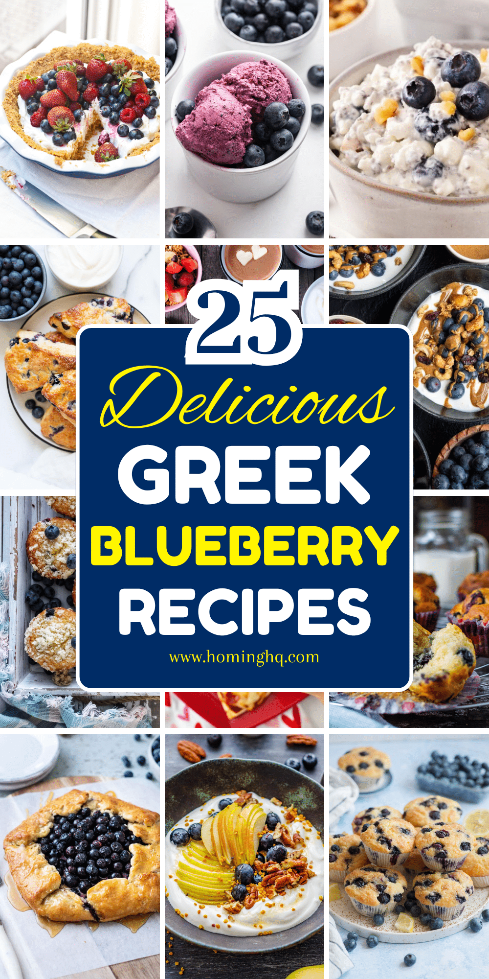 greek blueberry recipes