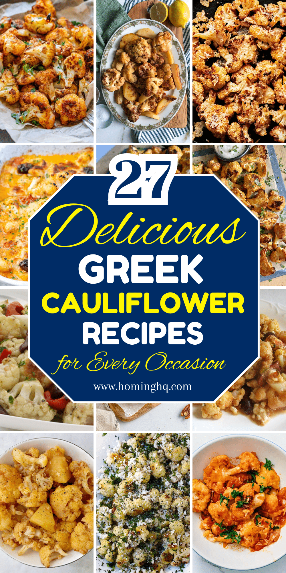 greek cauliflower recipes