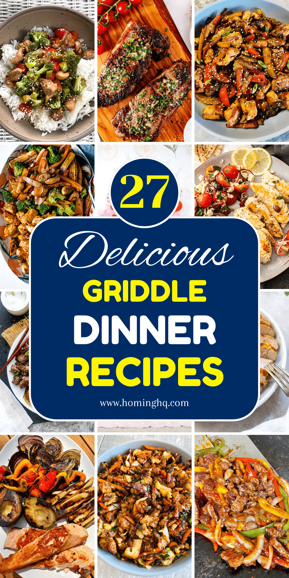 griddle dinner recipes