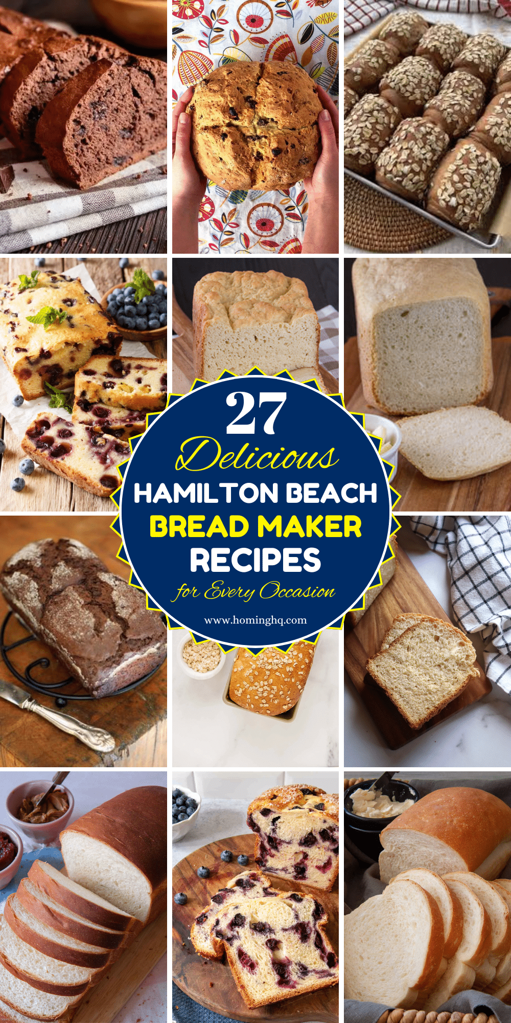 hamilton beach bread maker recipes