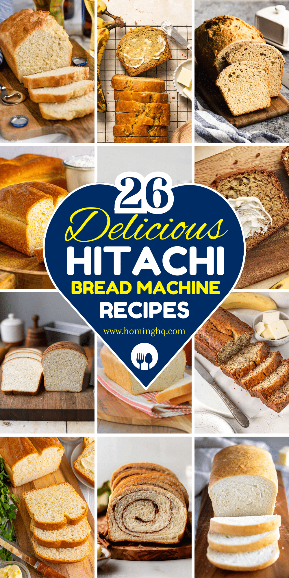 hitachi bread machine recipes