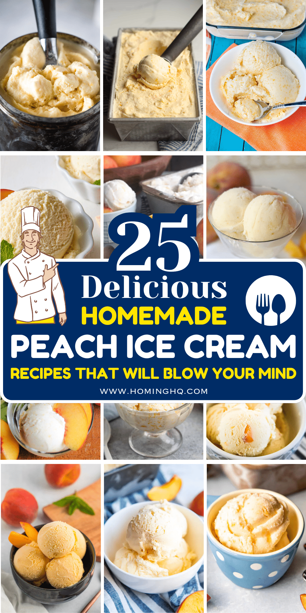 homemade peach ice cream recipes