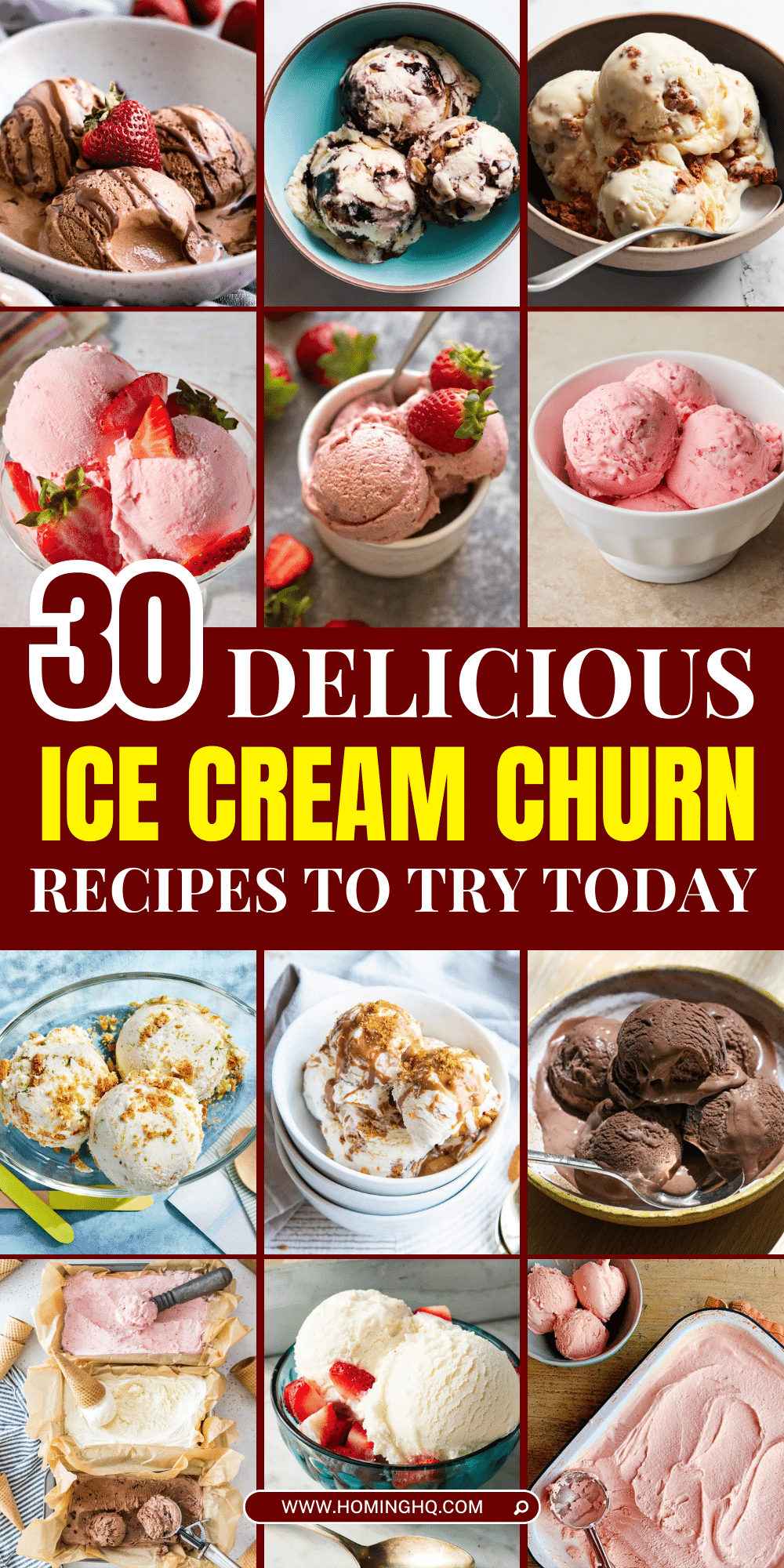 ice cream churn recipes