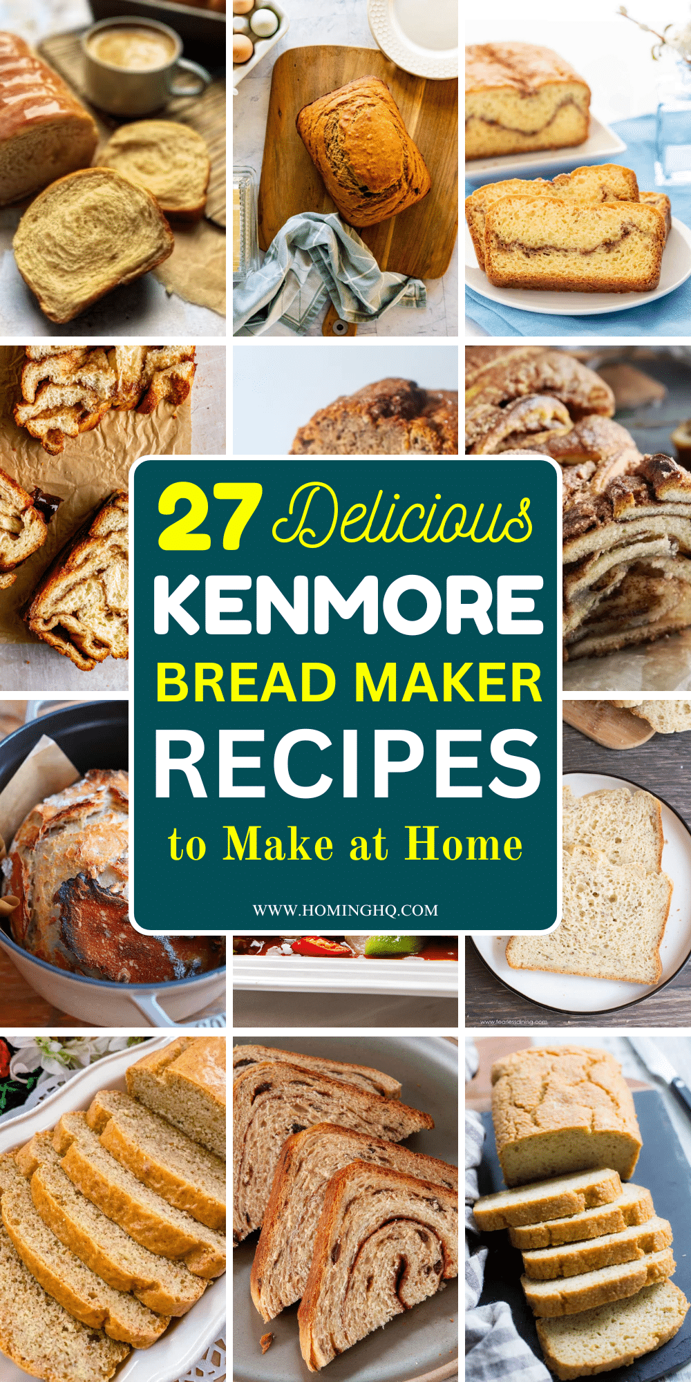 kenmore bread maker recipes