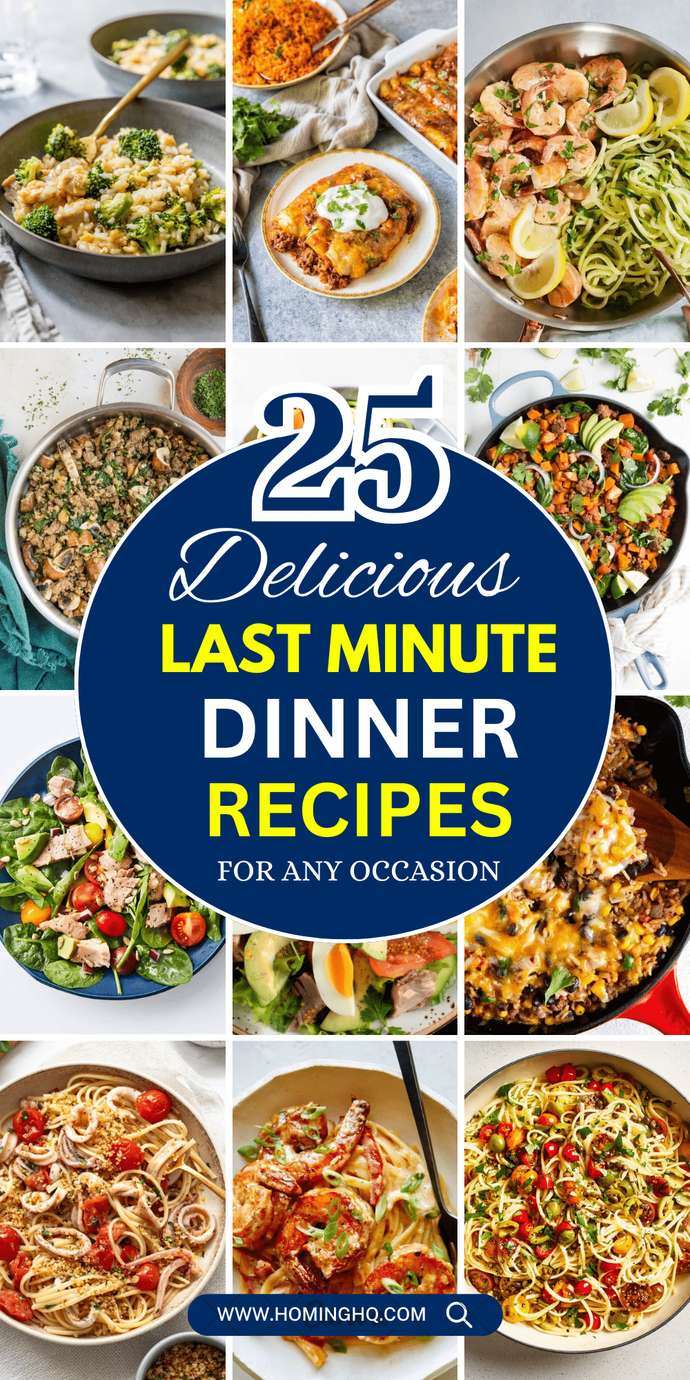 last minute dinner recipes