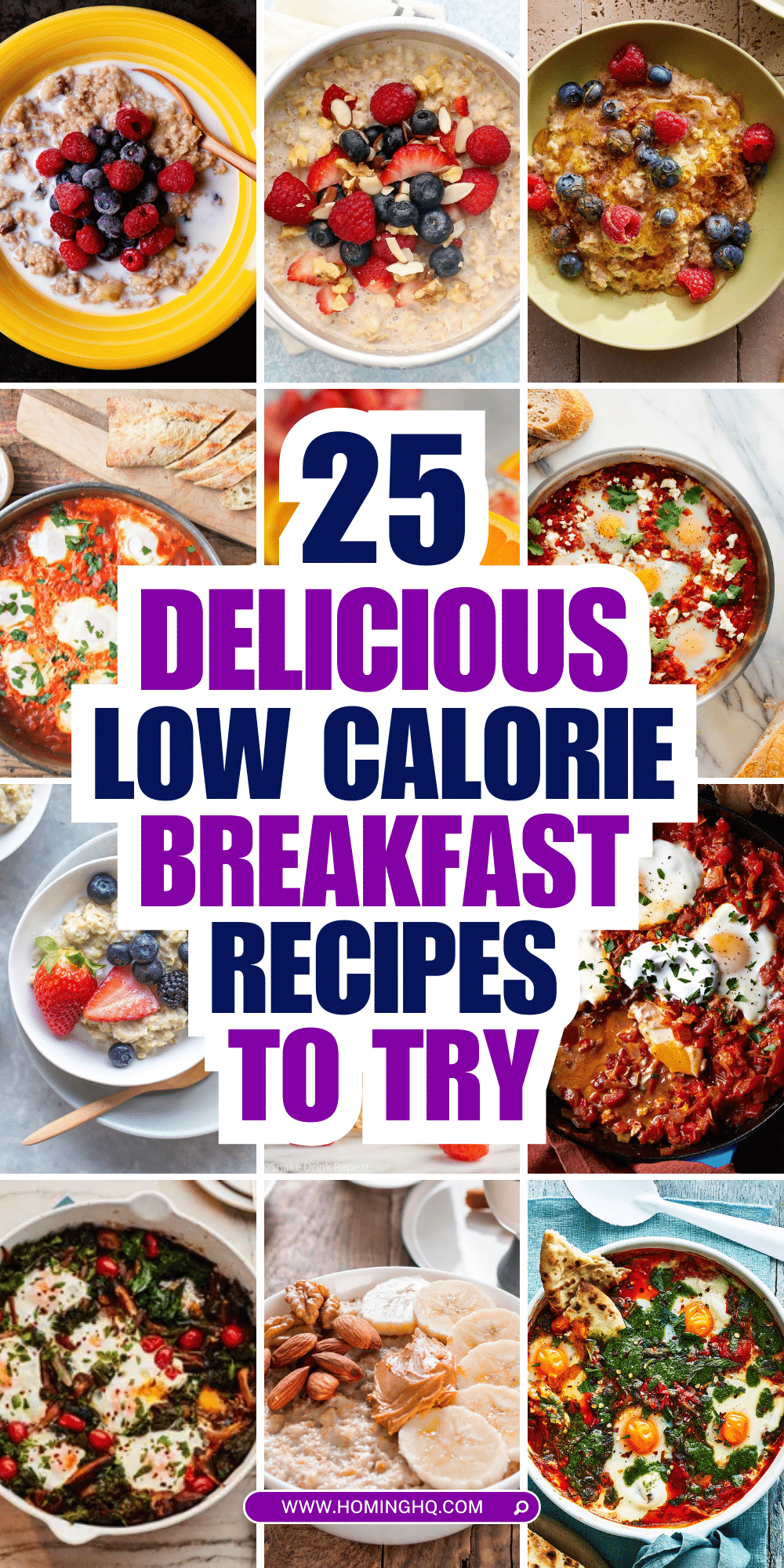 low calorie breakfast recipes