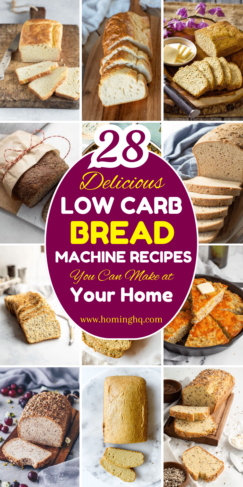 low carb bread machine recipes