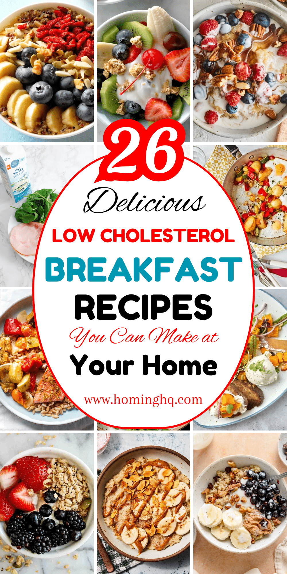 low cholesterol breakfast recipes