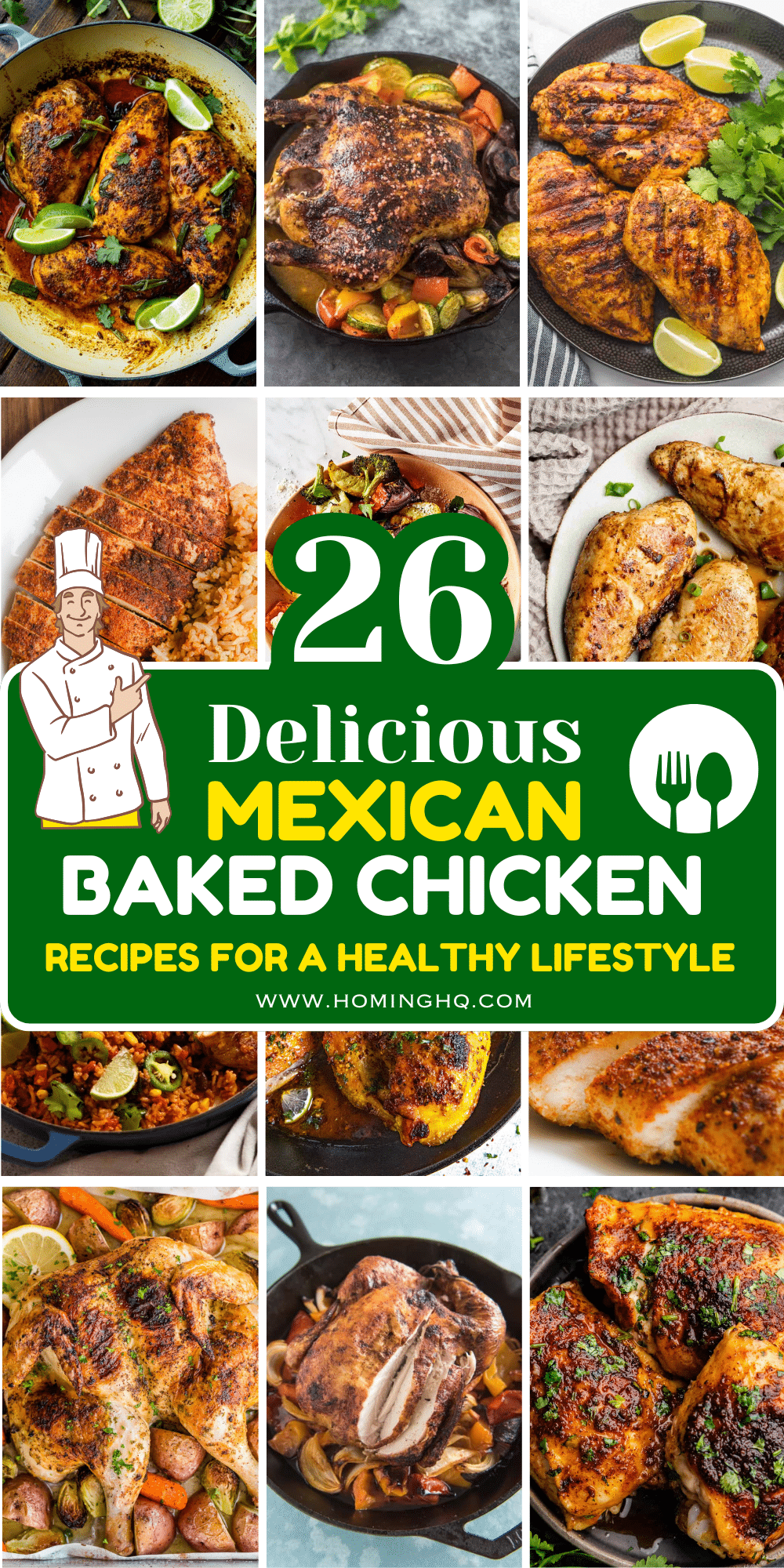 mexican baked chicken recipes