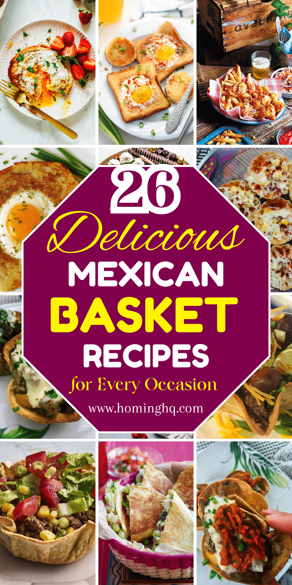 mexican basket recipes