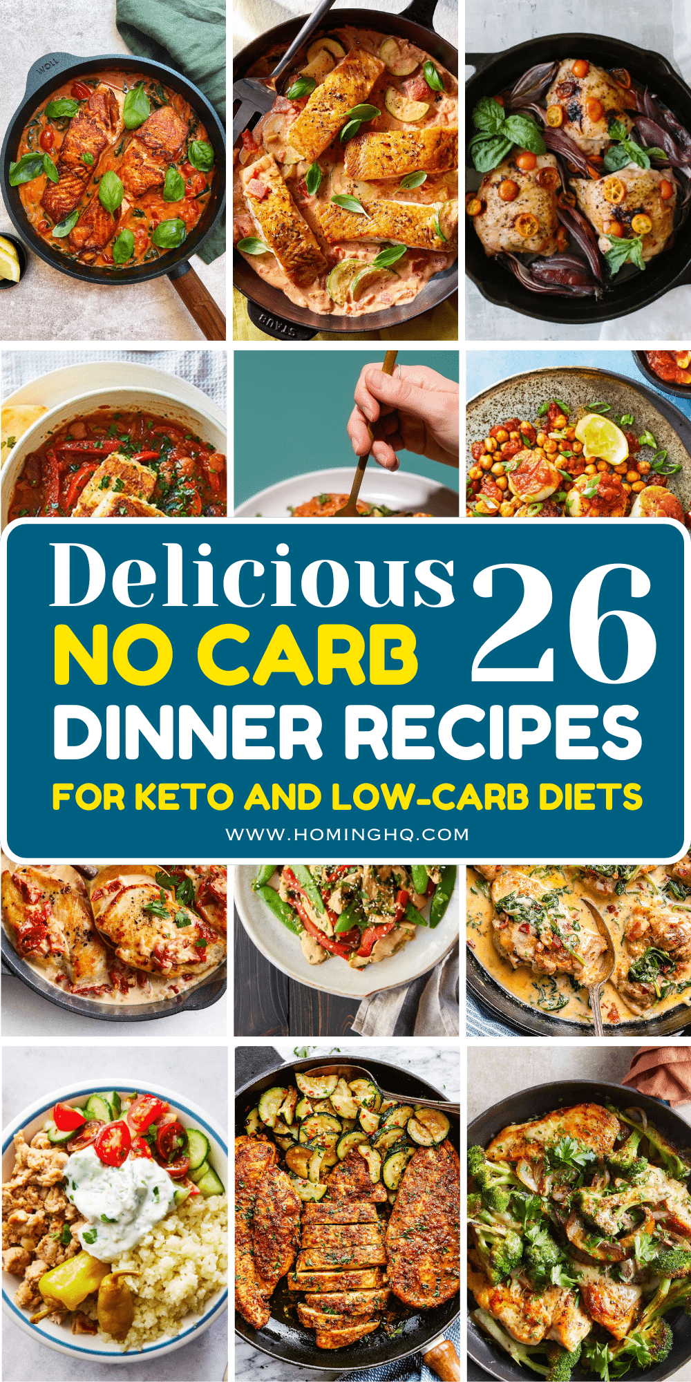 no carb dinner recipes