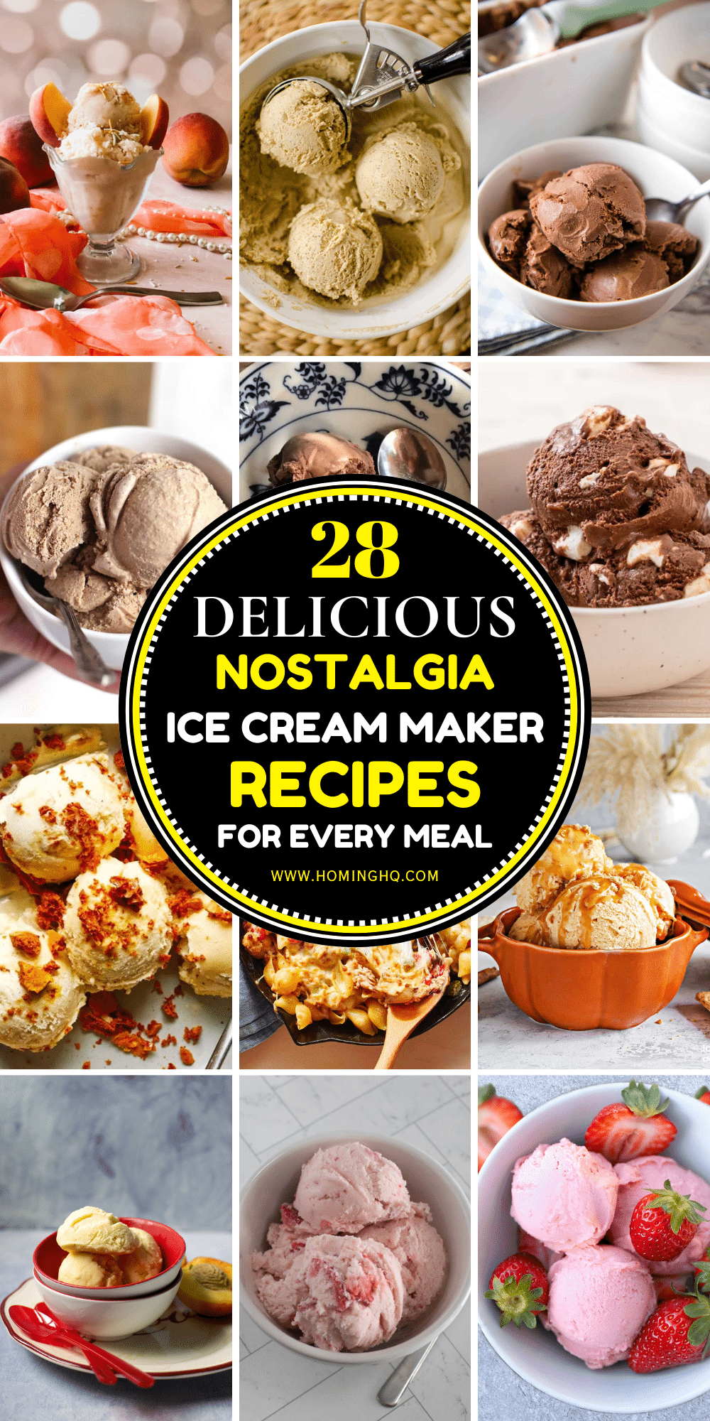 nostalgia ice cream maker recipes