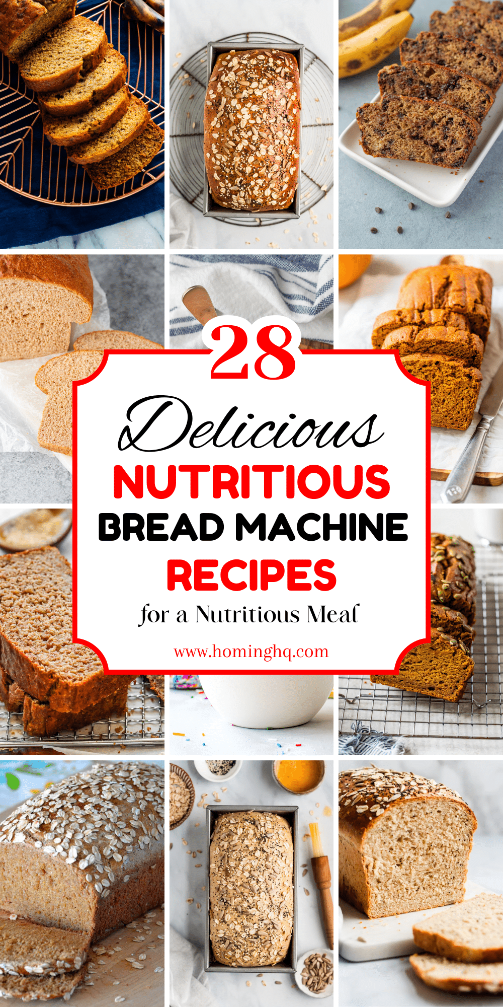 nutritious bread machine recipes