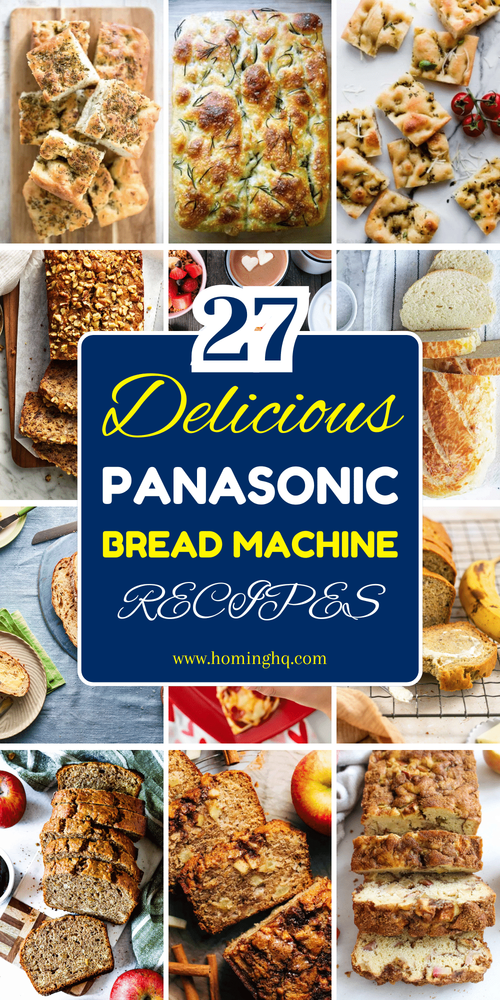 panasonic bread machine recipes