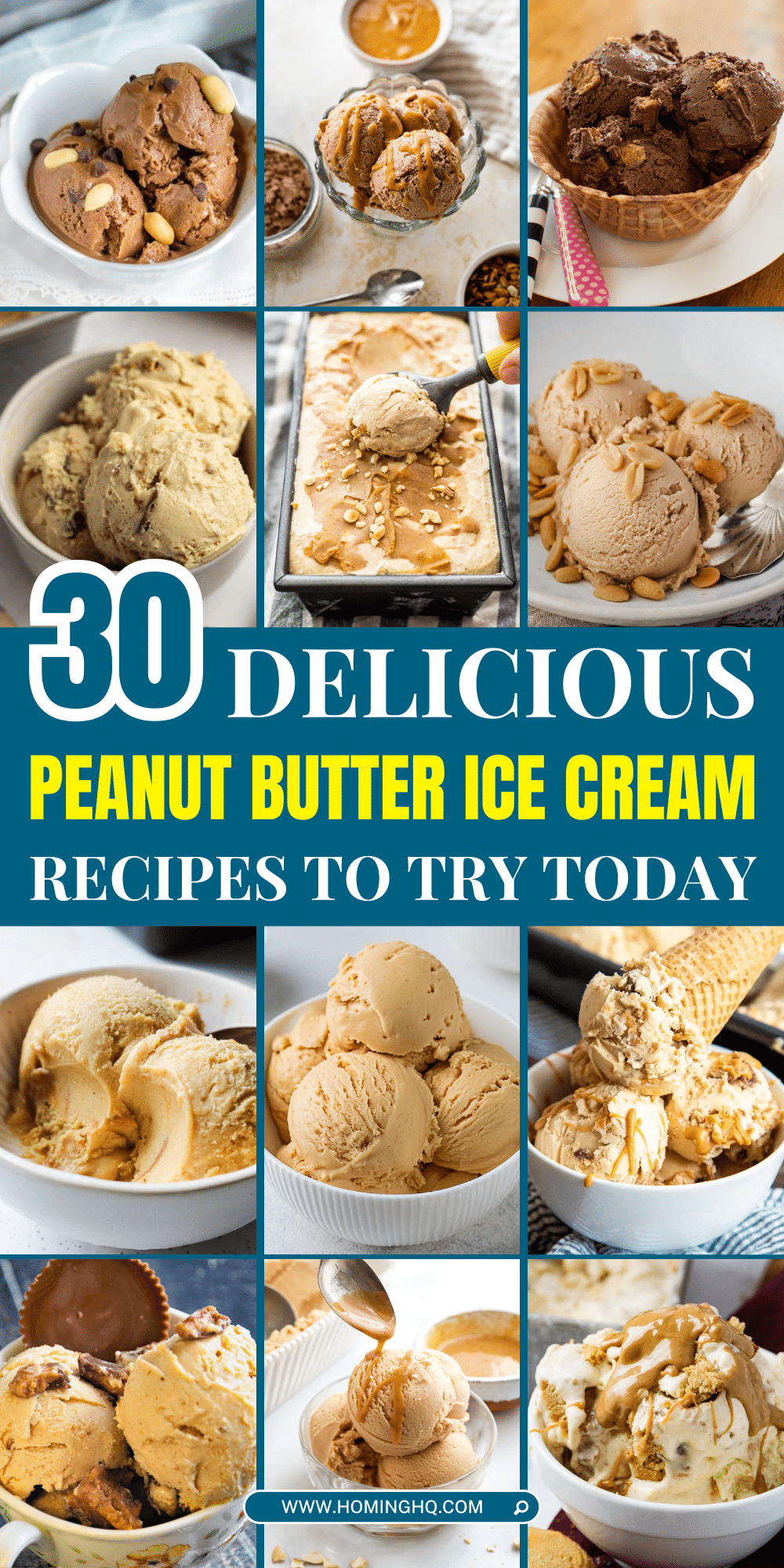 peanut butter ice cream recipes