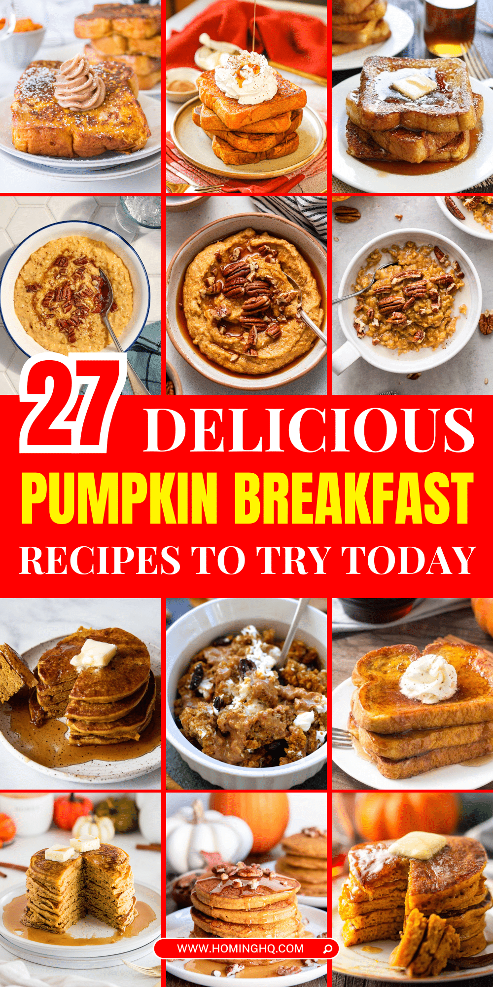 pumpkin breakfast recipes