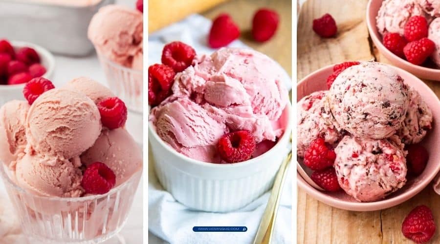 raspberry ice cream recipes