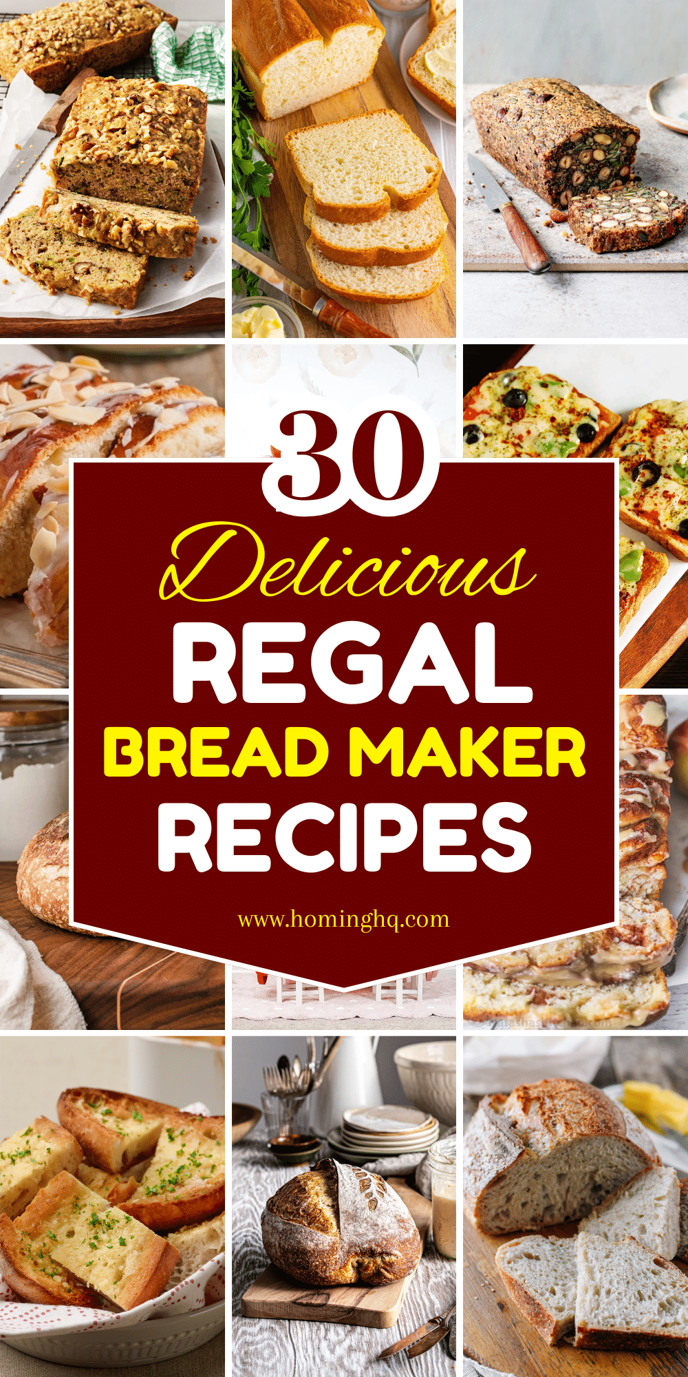 regal bread maker recipes