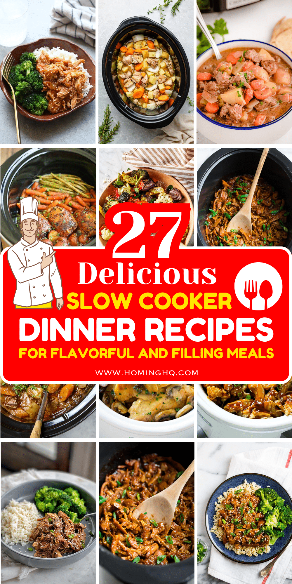 slow cooker dinner recipes