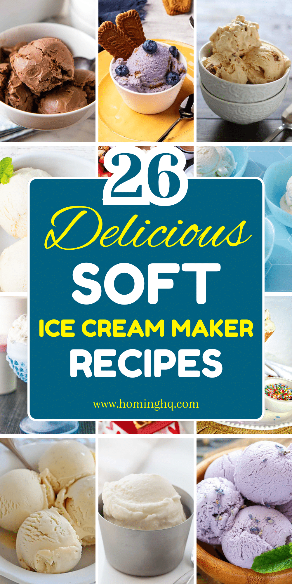 soft ice cream maker recipes