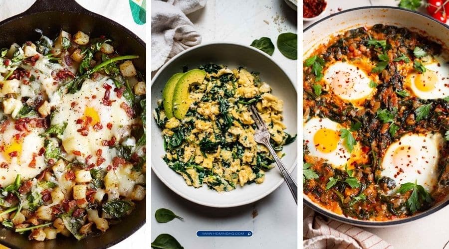 spinach breakfast recipes