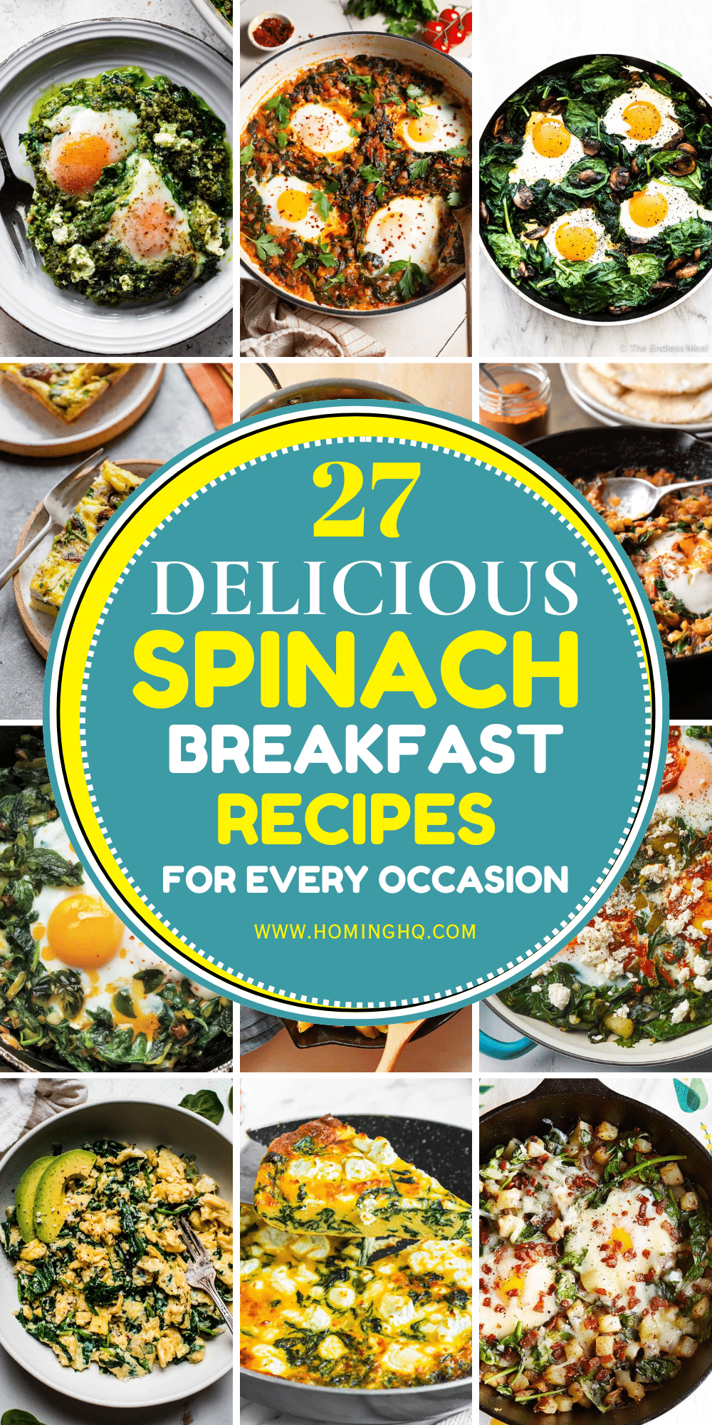 spinach breakfast recipes