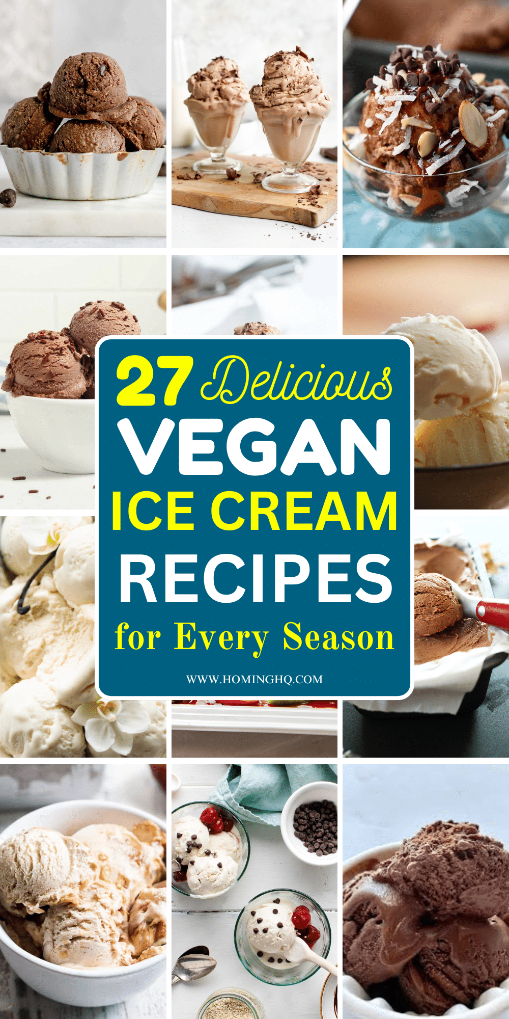 vegan ice cream recipes